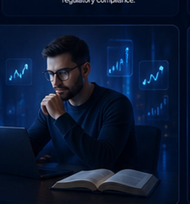 Utilisateur découvrant les marchés avec un ordinateur et des supports de formation